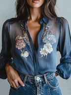 Floral Boho Chic Women's Blouse