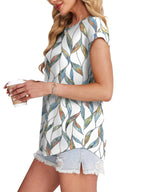 Necie | Chic Printed Blouse