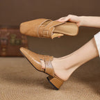 Andie Genuine Leather Mules