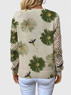 Aurélie | Elegant Floral Knit Sweater