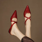 Helene Genuine Leather Mules