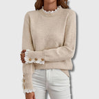 Sofie – Sweater with Lace Details