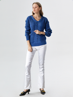 Oriana | Comfy V-Neck Sweater