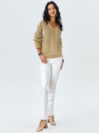 Oriana | Comfy V-Neck Sweater