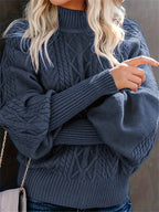 Tinsley - Casual Long Sleeve Knitted Sweater