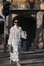 Yelira | Elegant Lace White Dress