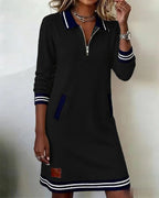Sophie | Chic Long Sleeve Cotton Dress