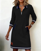 Sophie | Chic Long Sleeve Cotton Dress