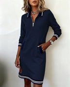 Sophie | Chic Long Sleeve Cotton Dress