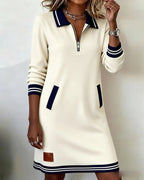 Sophie | Chic Long Sleeve Cotton Dress